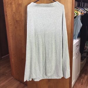 Gray knit Calvin Klein maxi skirt